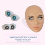 Masque féminin en silicone, une jeunesse magique