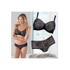 Ensemble lingerie motifs floraux, soutien-gorge