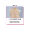 Buste faux seins réaliste, col haut, Bonnet H
