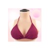 Buste faux seins, col haut, Bonnet C
