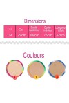 Buste faux seins, col haut, Bonnet C
