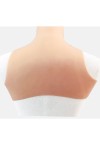 Buste faux seins, col haut, Bonnet C
