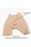 Panty réaliste en silicone, pour rehausser les fesses