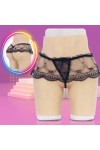 Panty réaliste en silicone, pour rehausser les fesses
