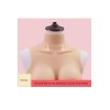 Buste long faux seins col haut, bonnet D