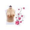 Buste long faux seins col haut, bonnet D