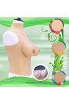 Buste long faux seins col haut, bonnet D