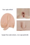 Combinaison fausse poitrine et faux vagin, bonnet D