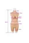 Combinaison fausse poitrine et faux vagin, bonnet D