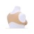 Buste faux seins, 100% silicone encolure ronde, Bonnet C