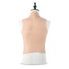 Buste long faux seins col haut, bonnet C-D