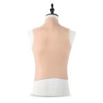 Buste long faux seins col haut, bonnet C-D