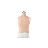 Buste long faux seins col haut, bonnet C-D