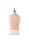 Buste long faux seins col haut, bonnet C-D