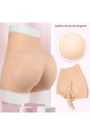 Boxer faux vagin artificiel en silicone, taille haute