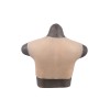Buste fausse poitrine, bonnet D, 100% silicone