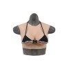 Buste fausse poitrine, bonnet D, 100% silicone