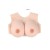 Buste faux seins silicone, encolure ronde, décolleté dos