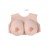 Buste faux seins silicone, encolure ronde, décolleté dos
