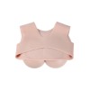 Buste faux seins silicone, encolure ronde, décolleté dos