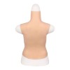 Buste long faux seins, col haut, Bonnet E
