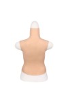 Buste long faux seins, col haut, Bonnet E