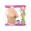 Buste long faux seins tendance, col haut, bonnet C-D