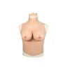 Buste long faux seins tendance, col haut, bonnet C-D