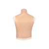 Buste long faux seins tendance, col haut, bonnet C-D