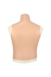 Buste long faux seins tendance, col haut, bonnet C-D