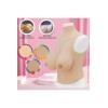 Buste faux seins réaliste, col haut, Bonnet H