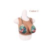 Buste faux seins, silicone pour la saison estivale, bonnet B-C-D-E-G