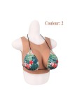 Buste faux seins, silicone pour la saison estivale, bonnet B-C-D-E-G
