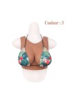 Buste faux seins, silicone pour la saison estivale, bonnet B-C-D-E-G