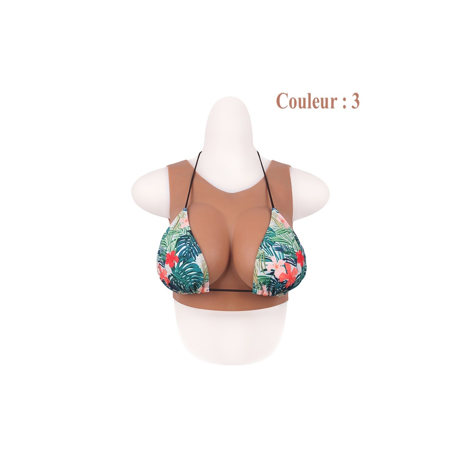 Buste faux seins, silicone pour la saison estivale, bonnet B-C-D-E-G