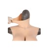 Combinaison faux seins en silicone