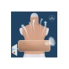 Buste long faux seins silicone, haut de gamme, col haut