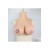 Buste gros seins en silicone, col haut