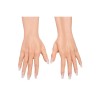 Gants féminins réalistes en silicone