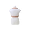 Buste faux seins 100% silicone, dos nu