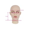 Masque féminin  en silicone, tête pleine