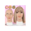 Masque réaliste en silicone, tête pleine