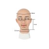 Masque réaliste en silicone, tête pleine