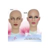 Masque féminin  en silicone, tête pleine