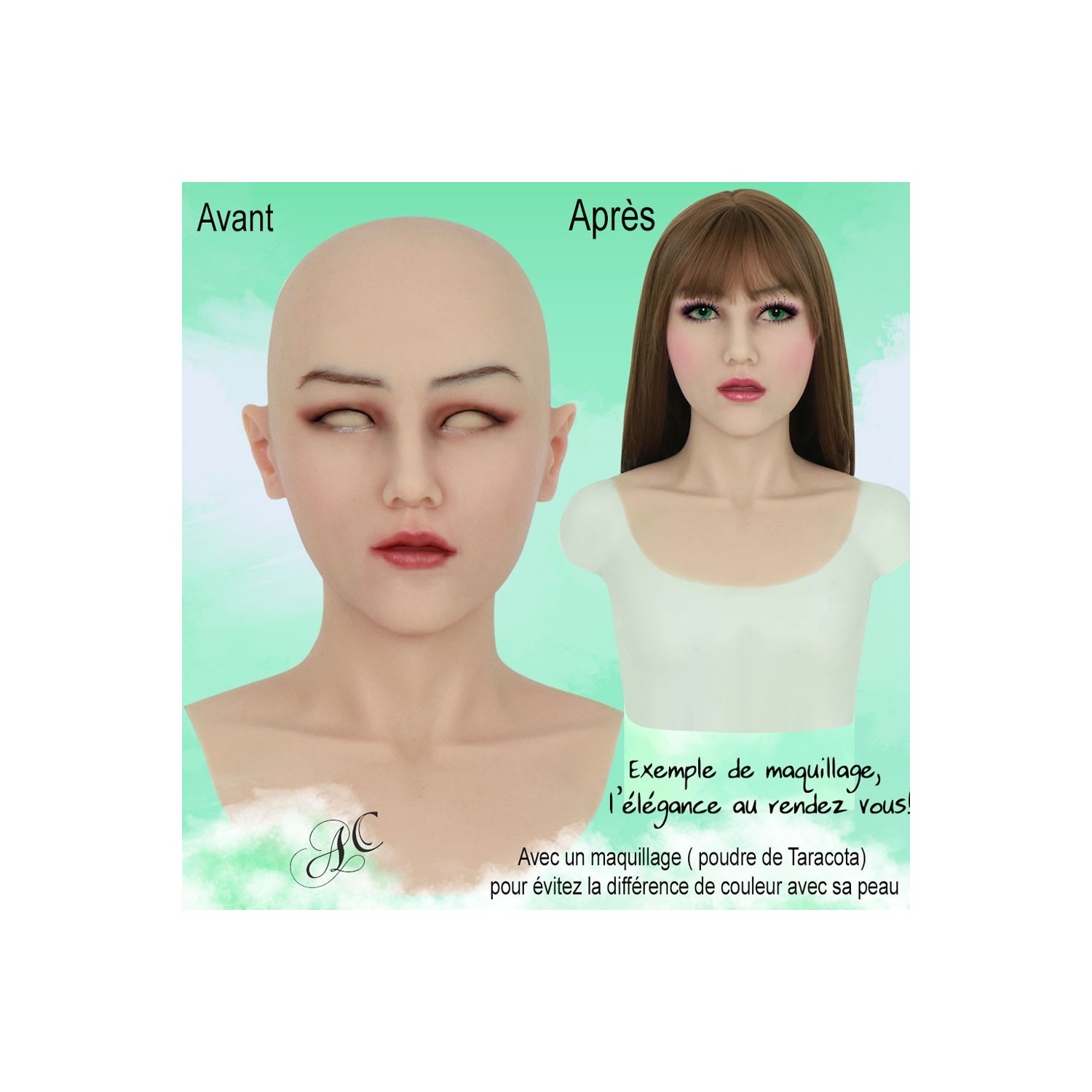 Masque en silicone tête pleine, un accessoire de séduction Masque en silicone tête pleine, un accessoire de séduction