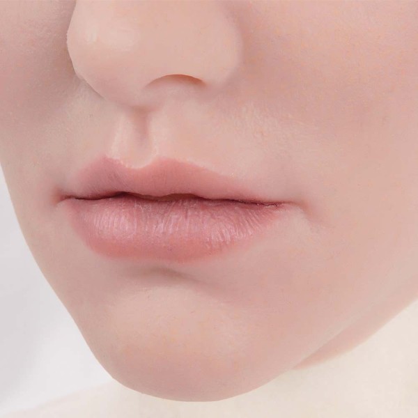 Masque féminin réaliste tête pleine, haut de gamme