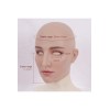 Masque féminin réaliste tête pleine, haut de gamme