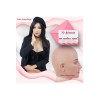 Masque féminin réaliste tête pleine, haut de gamme