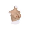 Buste faux seins new design, en silicone, col haut