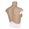 Buste faux seins new design, en silicone, col haut